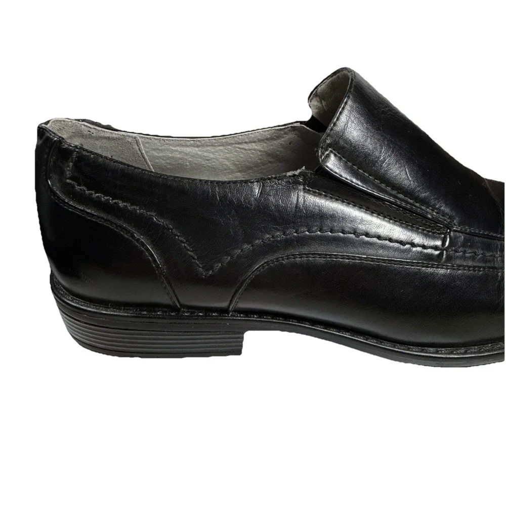 G.H. Bass & Co. Warren Mens Black Leather Casual‎ Dress Loafer Shoes Size 13M